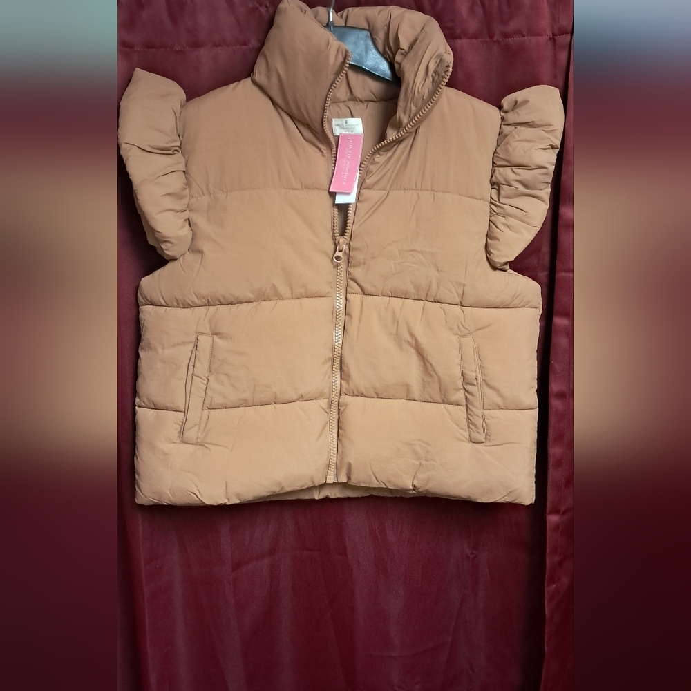 Simply Southern Tan Quilted Vest